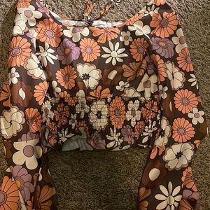 70s style top, size medium